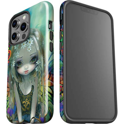 Rainbow Winged Yoga Fairy by Jasmine Becket-Griffith iPhone 15 Pro Impact Case